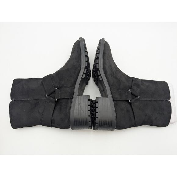 Splendid Samy Ankle Combat Boots Round Toe Women's Black Size US9M EU40 - Picture 8 of 9